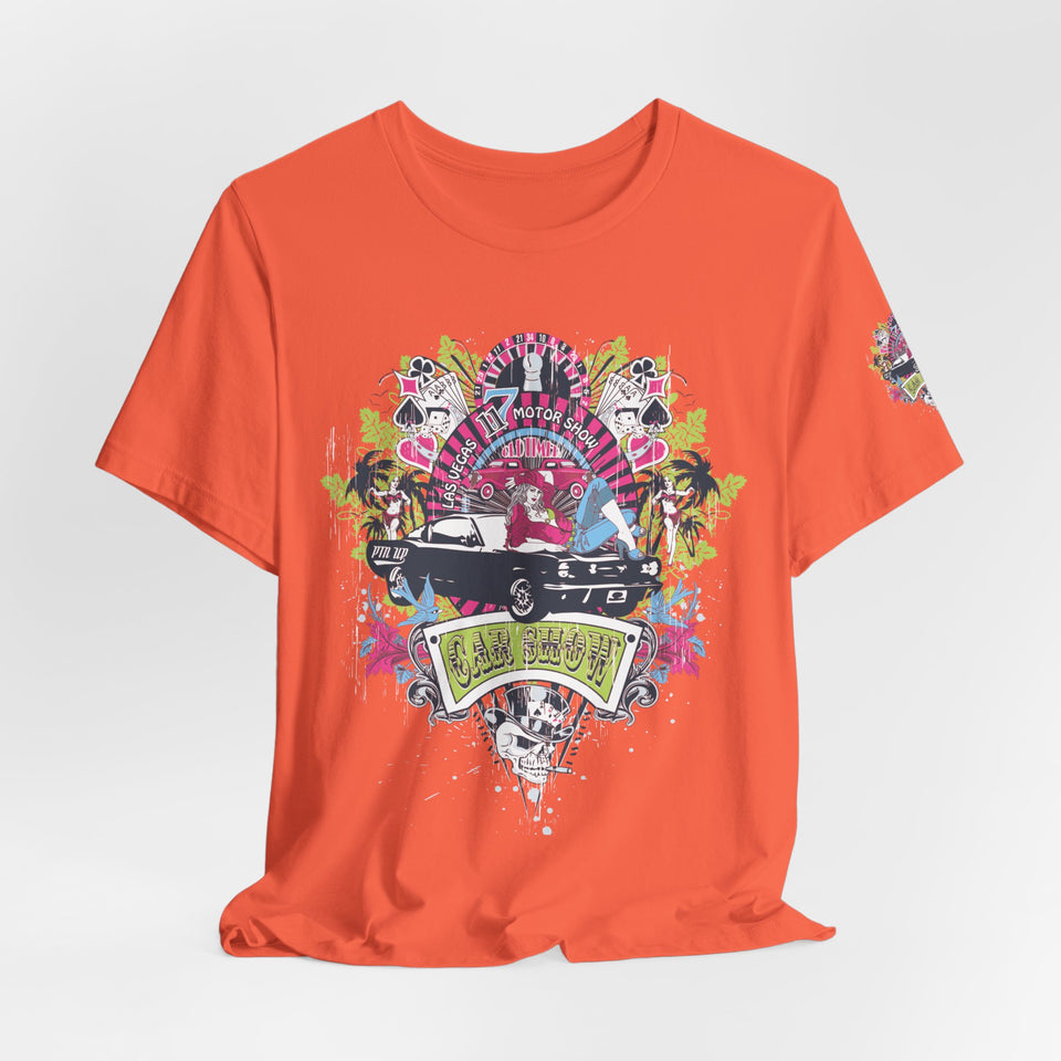 Retro Vibes Unisex Jersey Tee - Beach Cruiser Graphic