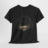 Vintage-Inspired Unisex Heavy Cotton Tee with Bold Graphic Design