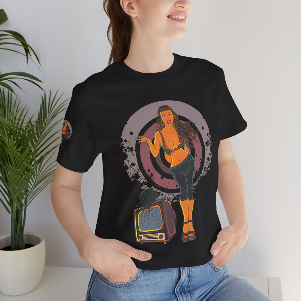 Retro Vibe Unisex Jersey Short Sleeve Tee - Stylish Graphic Tee for Casual Wear