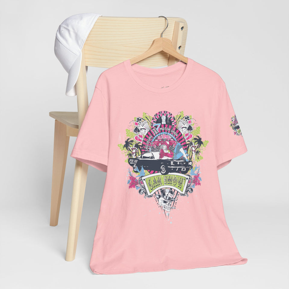 Retro Vibes Unisex Jersey Tee - Beach Cruiser Graphic