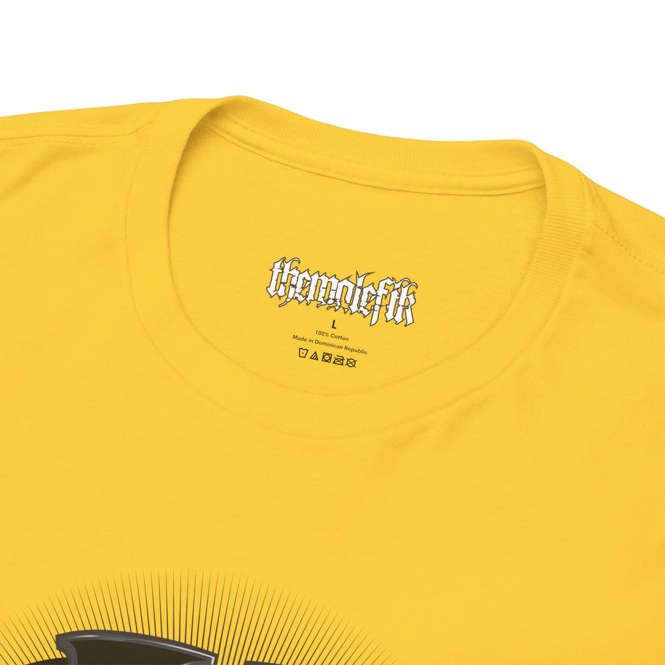 Vintage-Inspired Unisex Heavy Cotton Tee with Bold Graphic Design