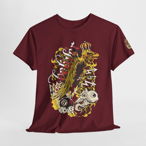 Unisex Heavy Cotton Tee - Vintage Art Graphic T-Shirt