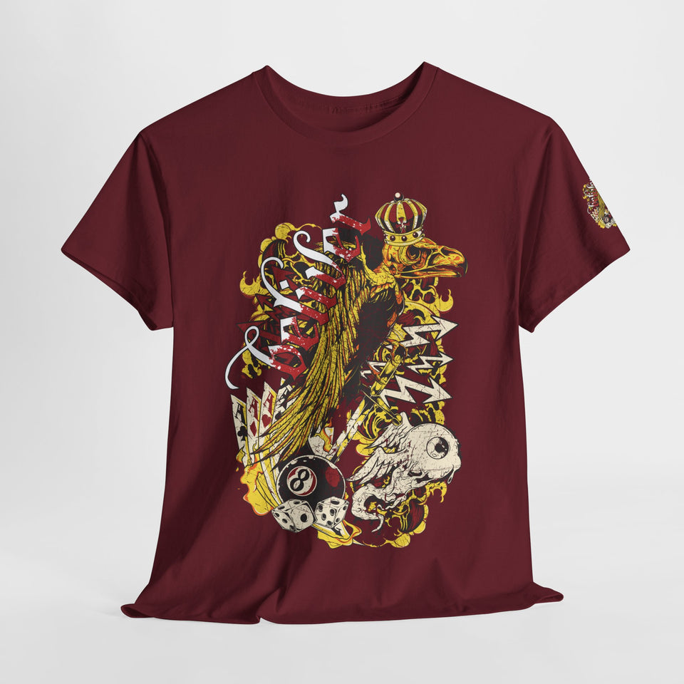 Unisex Heavy Cotton Tee - Vintage Art Graphic T-Shirt