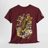 Unisex Heavy Cotton Tee - Vintage Art Graphic T-Shirt