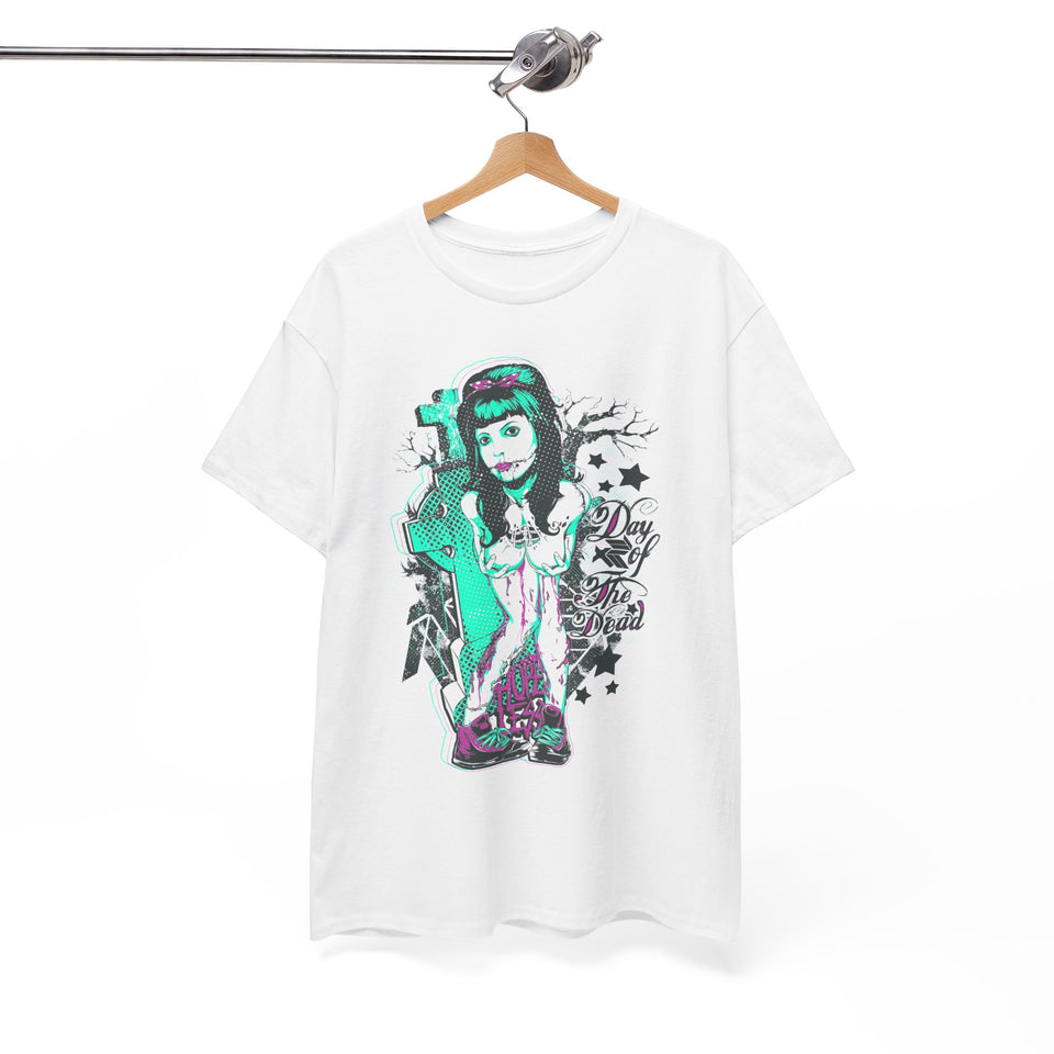 Gothic Graphic T-Shirt - Day of the Dead Design