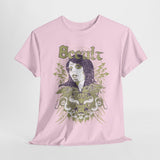 Gothic Occult Heavy Cotton Tee – Unisex Graphic Tee for Edgy Fashion Enthusiasts