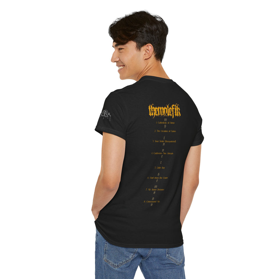 ThemalefiK - 'My Inner Demons' Gothic Unisex Heavy Cotton Tee  Design
