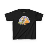 Kids Fun Adventure Tee - Cute Airplane and Monster Design