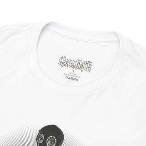 Gothic Style Unisex Heavy Cotton Tee - Unique Art Design with Vintage Vibe