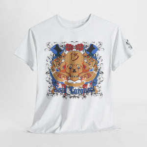 Vintage Graphic Unisex Heavy Cotton Tee - Edgy Retro Art Style