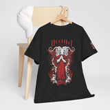 Unisex Heavy Cotton Tee - Red Occult Graphic Tee