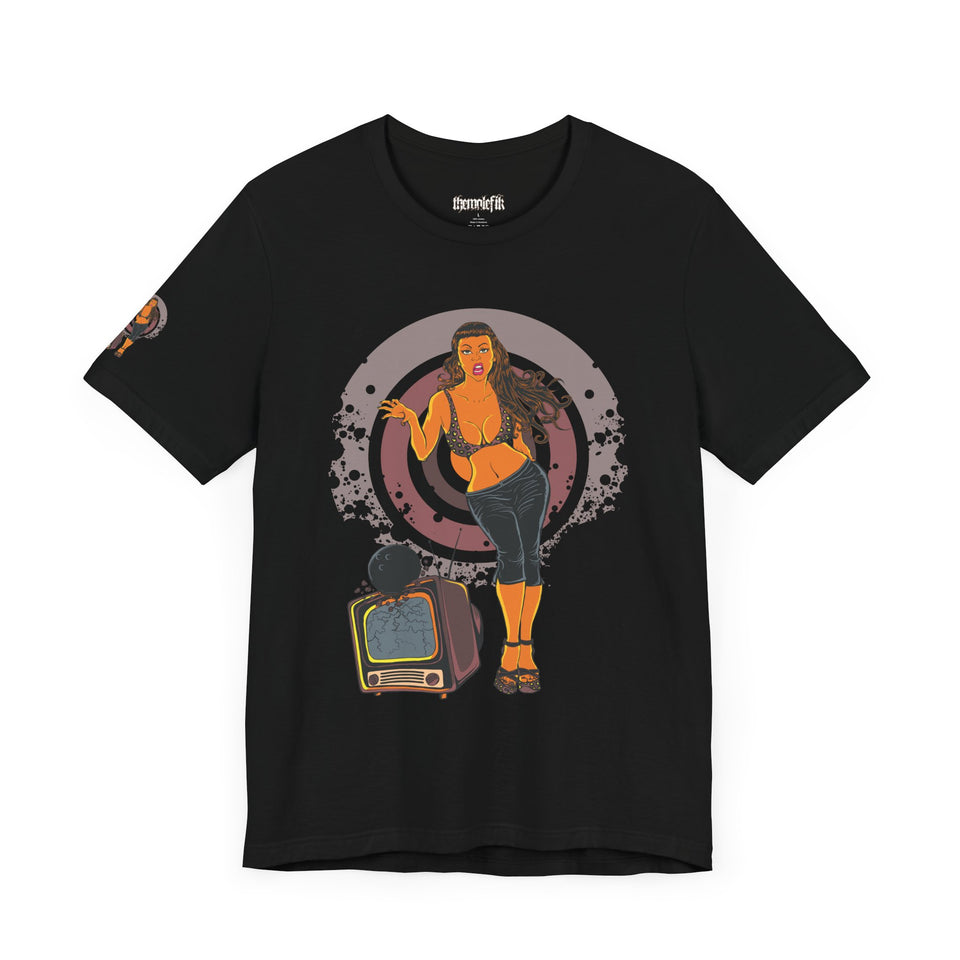 Retro Vibe Unisex Jersey Short Sleeve Tee - Stylish Graphic Tee for Casual Wear