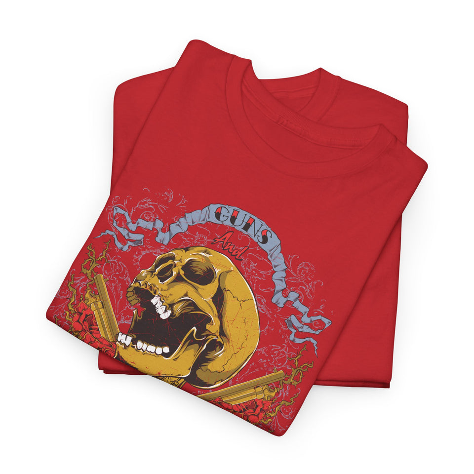Vintage Skull Graphic Unisex Heavy Cotton Tee