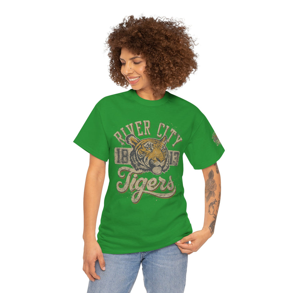 River City Tigers Graphic Tee - Vintage Style Unisex Cotton T-Shirt