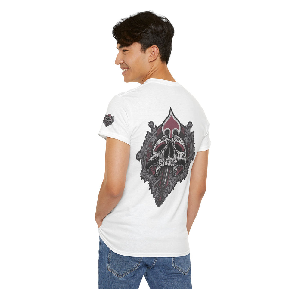 Gothic Skull Graphic Unisex Heavy Cotton Tee