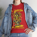 Dr. Lampião Unisex Heavy Cotton Tee | Bold Graphic Tee for Festivals & Everyday Wear