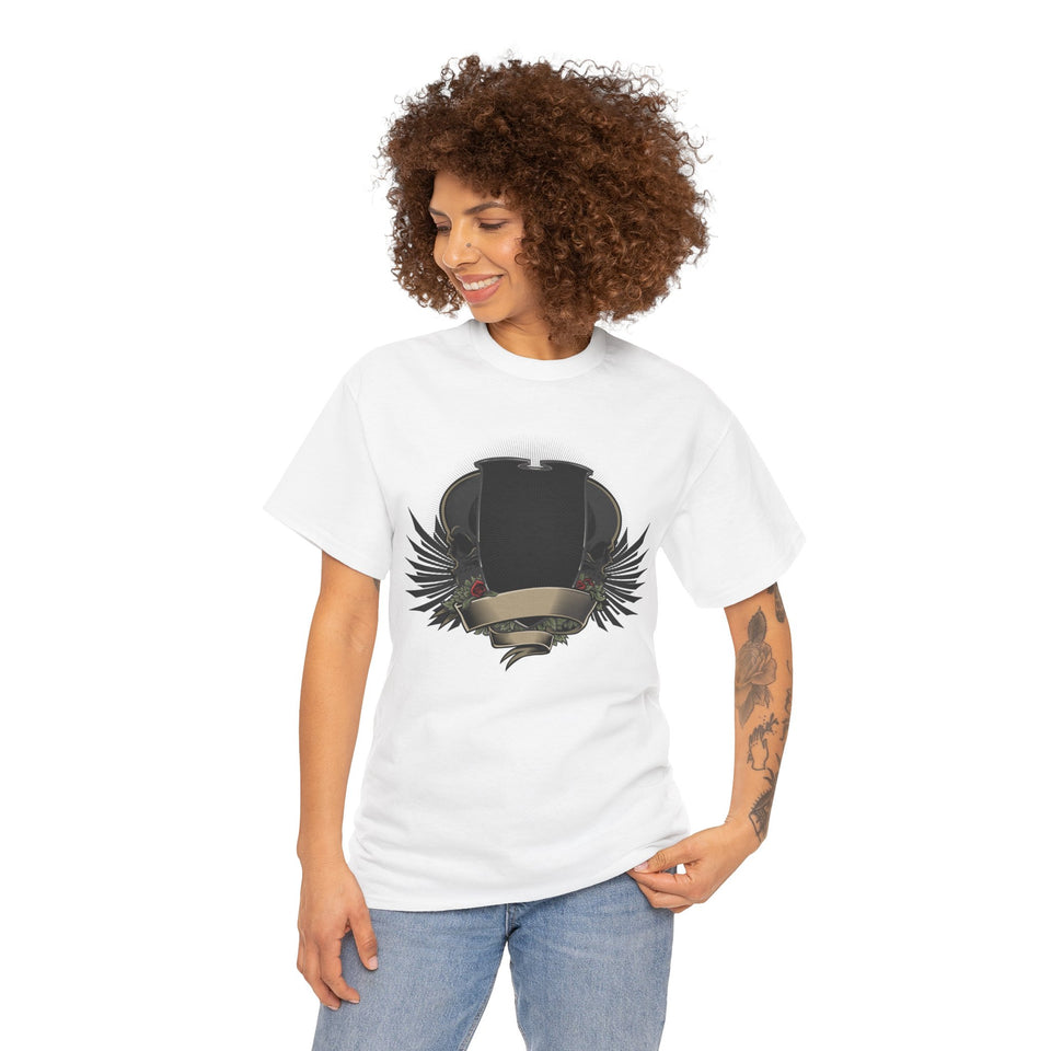 Vintage-Inspired Unisex Heavy Cotton Tee with Bold Graphic Design