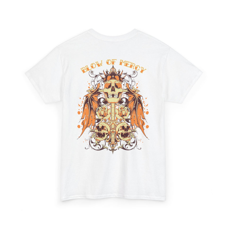 Vintage Skull Graphic Unisex Heavy Cotton Tee