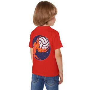Fun Monster & Volleyball Toddler T-shirt - Playful Design for Little Adventurers