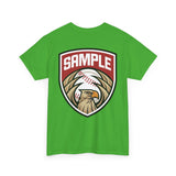 Unisex Heavy Cotton Tee - Eagle Baseball Graphic T-Shirt