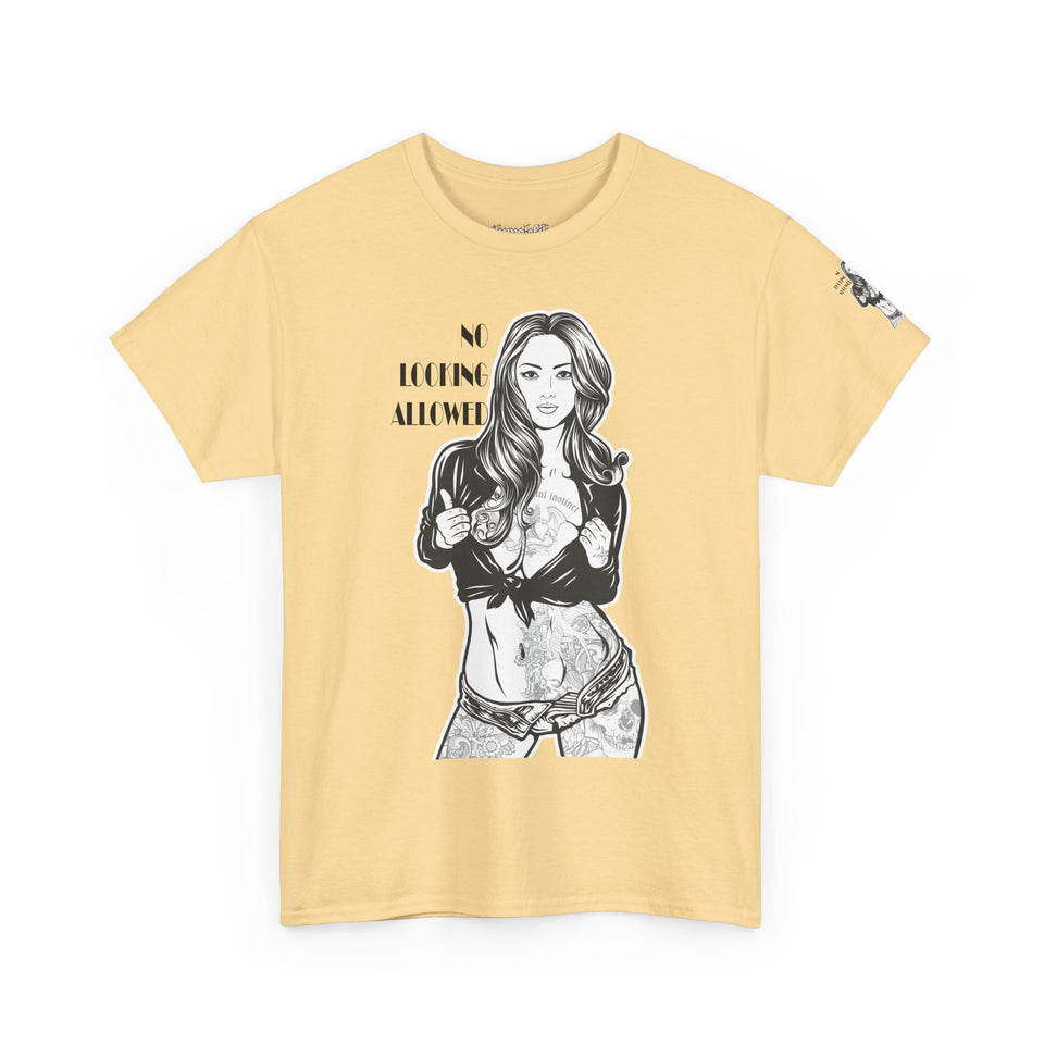 No Judging Allowed Unisex Heavy Cotton Tee