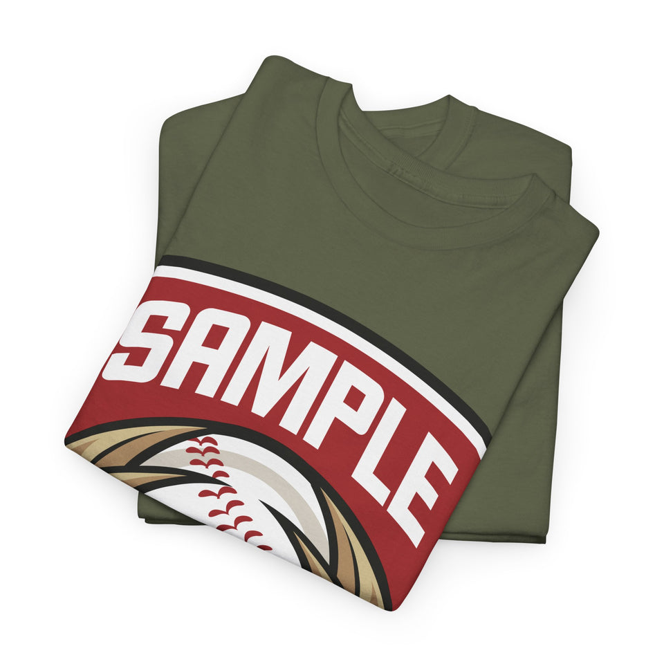 Unisex Heavy Cotton Tee - Eagle Baseball Graphic Design Shirt