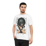Rebellious Skull Graphic Unisex T-Shirt | Bold Yellow Design | Perfect for Edgy Casual Wear