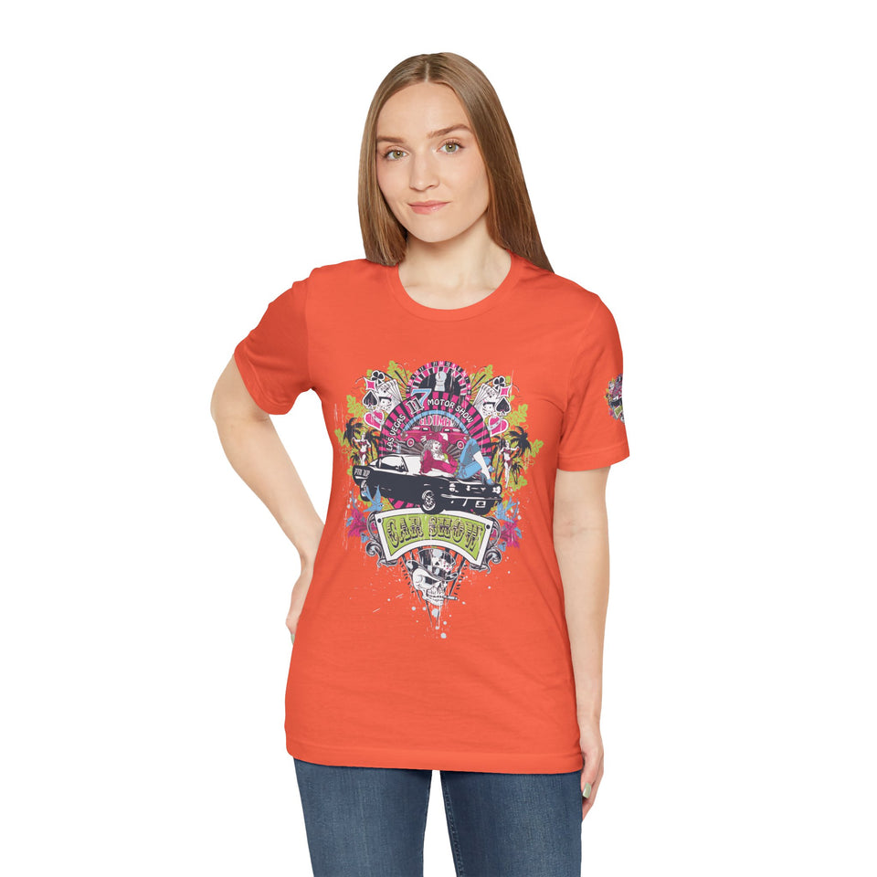 Retro Vibes Unisex Jersey Tee - Beach Cruiser Graphic
