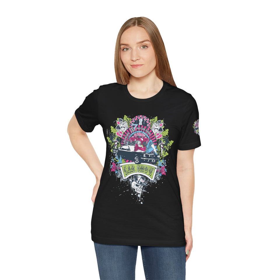 Retro Vibes Unisex Jersey Tee - Beach Cruiser Graphic