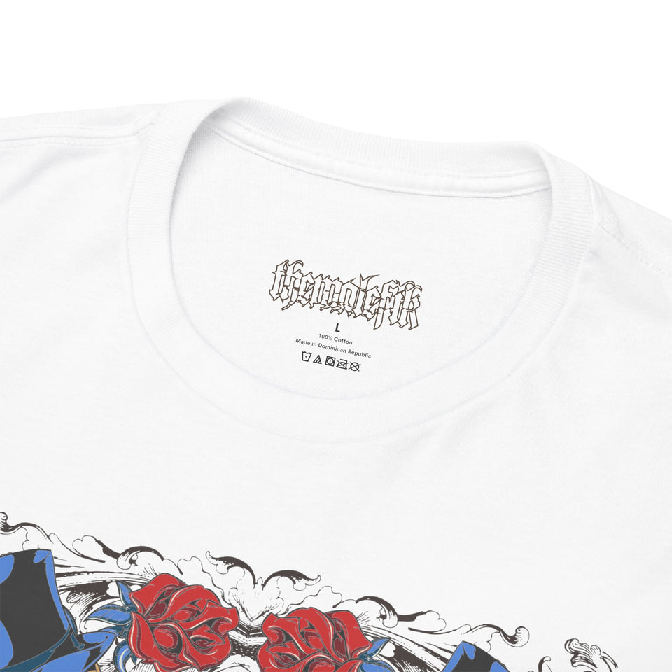Vintage Graphic Unisex Heavy Cotton Tee - Edgy Retro Art Style