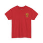 Bold Graphic Unisex Heavy Cotton Tee - Love & Roses Design