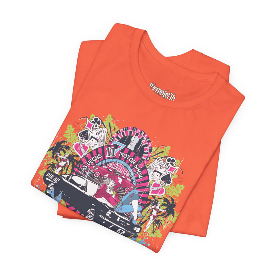 Retro Vibes Unisex Jersey Tee - Beach Cruiser Graphic