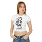 No Looking Allowed Women's Baby Tee - Stylish Graphic Crop Top for Casual Wear