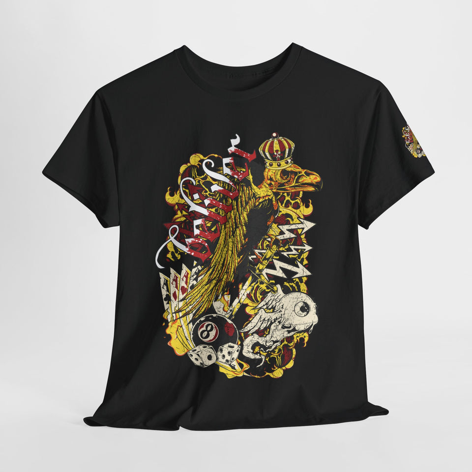 Unisex Heavy Cotton Tee - Vintage Art Graphic T-Shirt