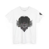 Edgy Skull Graphic Unisex Heavy Cotton Tee - Urban Streetwear Style