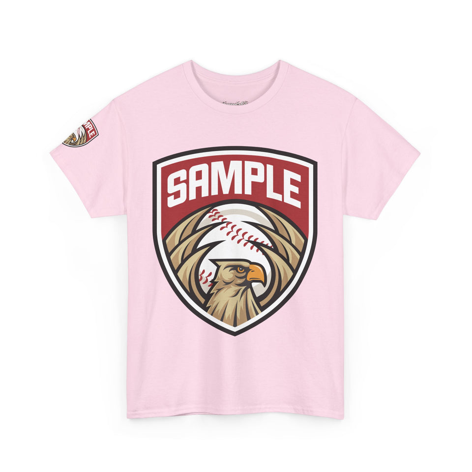 Unisex Heavy Cotton Tee - Eagle Baseball Graphic Design Shirt