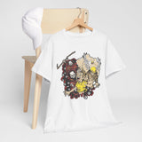 Unisex Heavy Cotton Tee - Vintage Skull & Fantasy Design Shirt