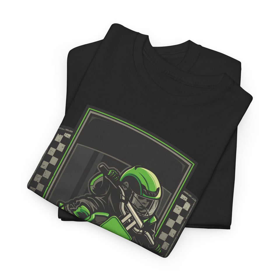Racing Graphic Unisex Heavy Cotton Tee - Perfect for Motorsports Fans