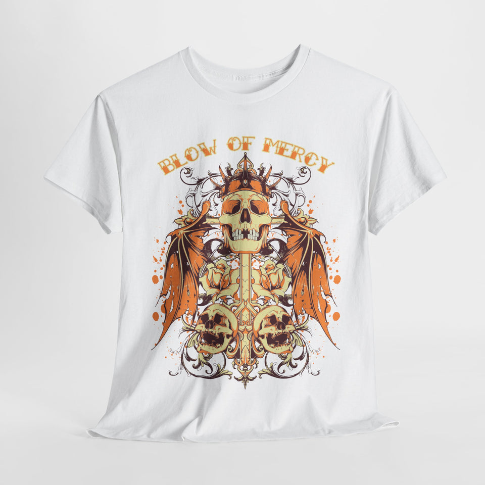 Skull Wings Graphic Tee - Blow of Mercy Design