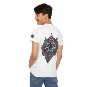Edgy Skull Graphic Unisex Heavy Cotton Tee - Urban Streetwear Style