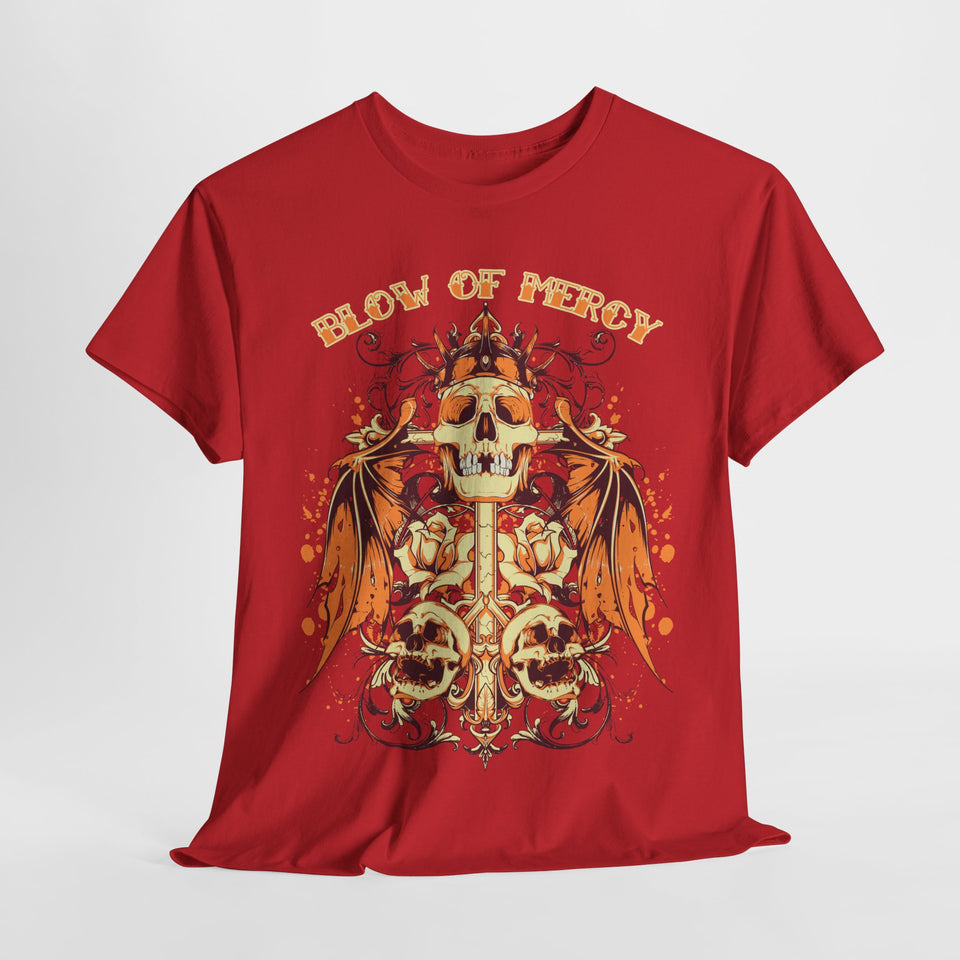 Skull Wings Graphic Tee - Blow of Mercy Design