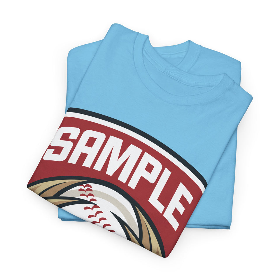 Unisex Heavy Cotton Tee - Eagle Baseball Graphic Design Shirt