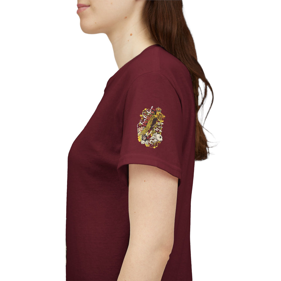 Unisex Heavy Cotton Tee - Vintage Art Graphic T-Shirt