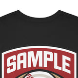 Unisex Heavy Cotton Tee - Eagle Baseball Graphic T-Shirt