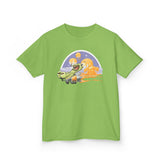 Kids Fun Adventure Tee - Cute Airplane and Monster Design