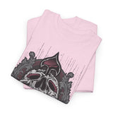 Vintage Skull Art Unisex Heavy Cotton Tee - Gothic Streetwear Fashion