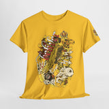 Unisex Heavy Cotton Tee - Vintage Art Graphic T-Shirt
