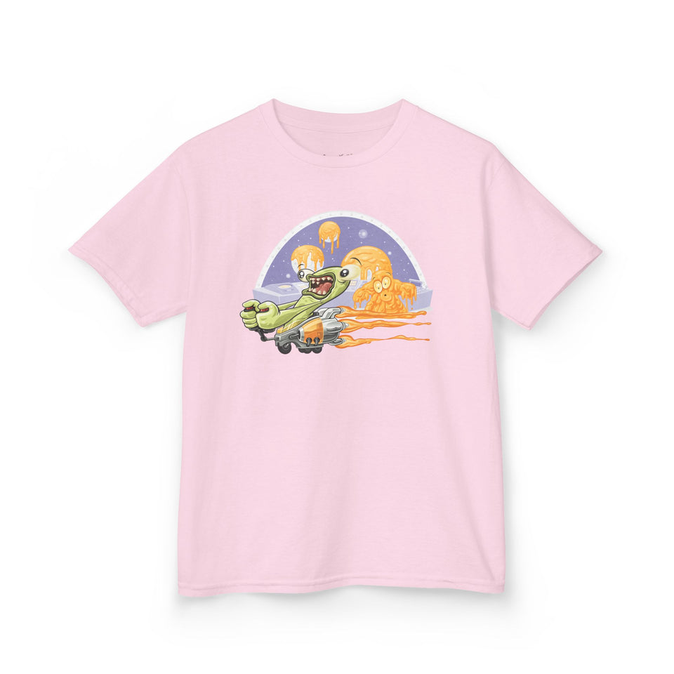 Kids Fun Adventure Tee - Cute Airplane and Monster Design