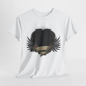 Vintage-Inspired Unisex Heavy Cotton Tee with Bold Graphic Design