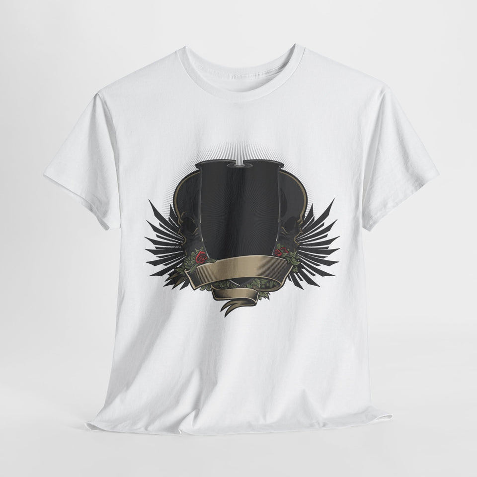 Vintage-Inspired Unisex Heavy Cotton Tee with Bold Graphic Design